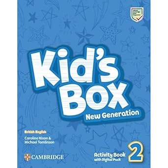 kids box new generation level 2 activity book with digital pack british english 1st edition caroline nixon