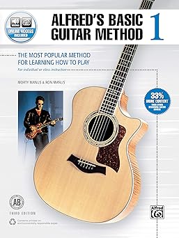 alfreds basic guitar method bk 1 the most popular method for learning how to play book and online audio 1st