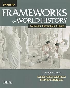 sources for frameworks of world history volume 1 to 1550 1st edition lynne miles morillo ,stephen morillo