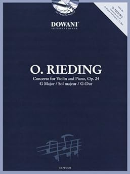 rieding concerto in g major op 24 for violin and piano 1st edition herbert scherz ,oskar rieding 3905477742,