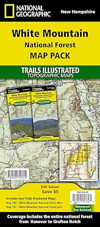 White Mountain National Forest Map Pack Bundle