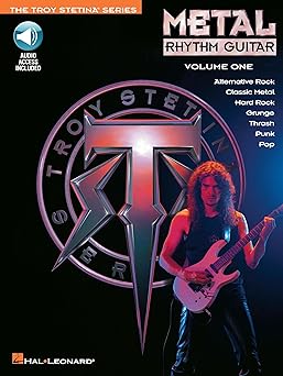 metal rhythm guitar vol 1 troy stetina heavy metal guitar method with tabs and online audio rhythm training