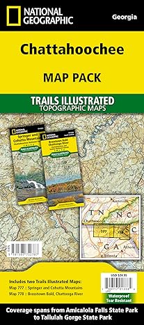 Chattahoochee National Forest Map Pack Bundle