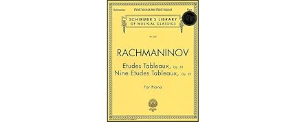 etudes tableaux op 33 and 39 schirmer library of classics volume 2002 piano solo 1st edition sergei