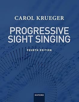 progressive sight singing 1st edition carol krueger 0190081236, 978-0190081232