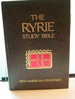 the ryrie study bible new american standard translation with introductions annotations outlines marginal