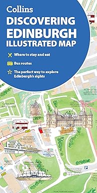 discovering edinburgh illustrated map ideal for exploring 1st edition collins 0008663475, 978-0008663476