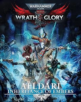 cubicle 7 wh 40k wandg aeldari inheritance of embers rpg board game accessory for 3 to 6 players and ages 14+