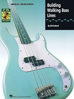 building walking bass lines jazz and blues bass instruction book online audio included hal leonard bass