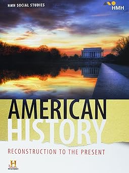 american history reconstruction to the present   2018 1st edition houghton mifflin harcourt 0544669061,