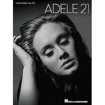 adele 21 piano vocal guitar sheet music pop songbook arrangements for intermediate and advanced players
