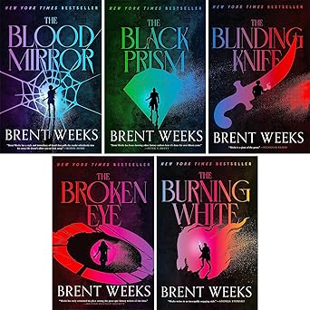 brent weeks 5 books collection set 1st edition brent weeks ,the burning white by brent weeks 9123919493,