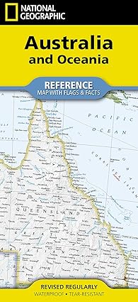 national geographic australia and oceania map 1st edition national geographic maps reference 1566959314,