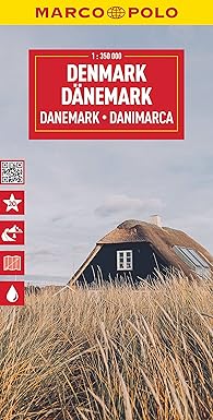 denmark marco polo map 1st edition marco polo 3575017638, 978-3575017635