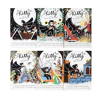 kitty and the rescue adventure 6 book collection kitty and the moonlight rescue the tiger treasure the sky