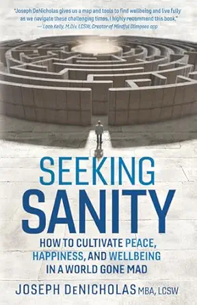 seeking sanity how to cultivate peace happiness and wellbeing in a world gone mad 1st edition joseph
