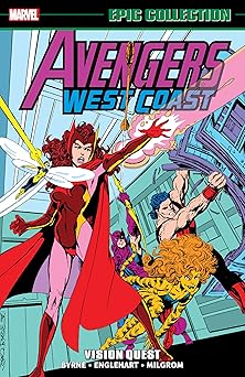 avengers west coast epic collection vision quest new printing 1st edition steve englehart ,marvel various