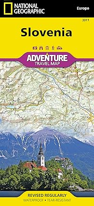slovenia map 1st edition national geographic maps adventure 1566955432, 978-1566955430