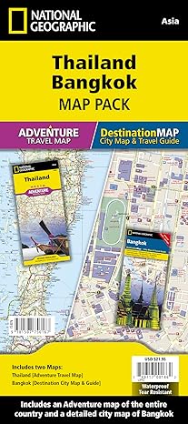Thailand Bangkok Map Pack Bundle