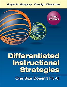 differentiated instructional strategies one size doesna t fit all 1st edition gayle h gregory ,carolyn m