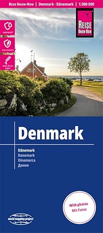 denmark road map 1st edition reise know how 3831774633, 978-3831774630