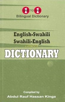 english swahili and swahili english one to one dictionary 2019 1st edition a kinga 1912826046, 978-1912826049