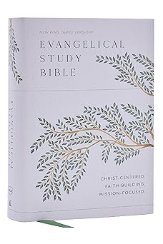evangelical study bible christ centered faith building mission focused 1st edition thomas nelson 0785227717,