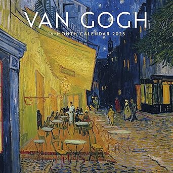 2025 van gogh mini calendar 1st edition carousel calendars 1529899931, 978-1529899931