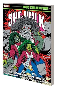 she hulk epic collection the cosmic squish principle 1st edition steve gerber ,marvel various ,bryan hitch
