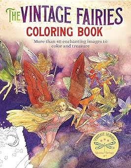 the vintage fairies coloring book more than 40 enchanting images to color and treasure 1st edition margaret