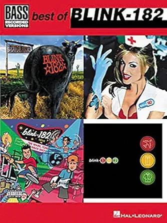 best of blink 182 for bass bass recorded versions 16 transcribed basslines songbook with tablature from
