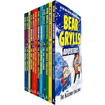 bear grylls the complete adventures collection 12 books set 1st edition bear grylls 9123777745, 978-9123777747