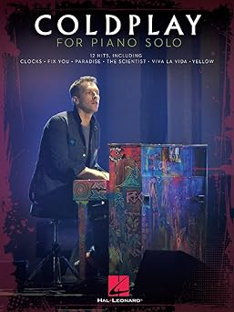 coldplay for piano solo piano solo sheet music songbook smash hits arranged for intermediate and advanced