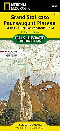 grand staircase paunsaugunt plateau map grand staircase escalante national monument 1st edition national