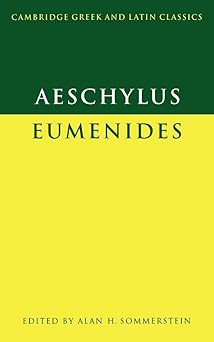 aeschylus eumenides 1st edition aeschylus/sommerstein 0521284309, 978-0521284301