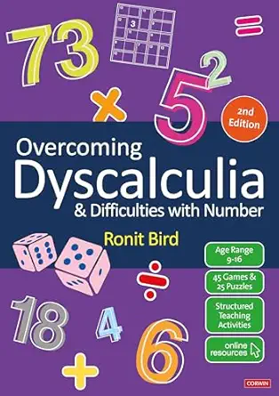 overcoming dyscalculia and difficulties with number 1st edition ronit bird 1529767377, 978-1529767377