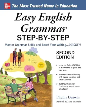 easy english grammar step by step 1st edition phyllis dutwin ,jane r burstein 1264878087, 978-1264878086