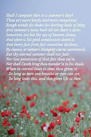 sonnet 18 the sonnets by william shakespeare journal 1st edition golding notebooks 109579194x, 978-1095791943