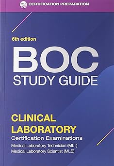 board of certification study guide clinical laboratory certification examinations enhanced 1st edition ascp