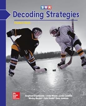 sra decoding strategies 1st edition siegfried engelmann ,linda meyer ,linda carnine ,wesley becker ,julie