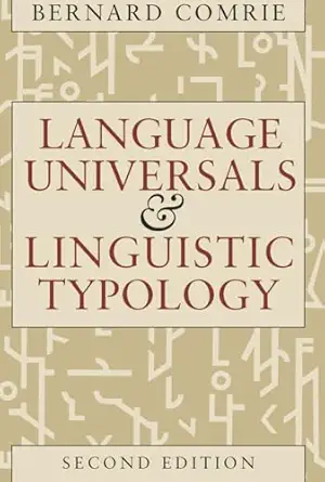 language universals and linguistic typology syntax and morphology 1st edition bernard comrie 0226114333,