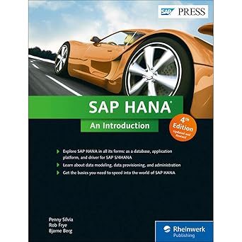 sap hana an introduction 1st edition penny silvia ,rob frye ,bjarne berg 1493214071, 978-1493214075