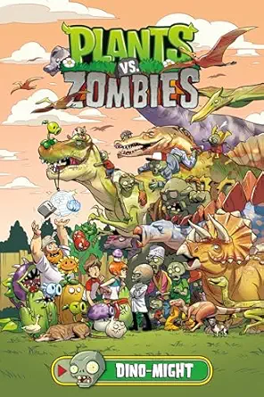 plants vs zombies volume 12 dino might 1st edition paul tobin ,ron chan 1506708382, 978-1506708386