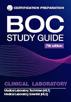 boc study guide mls mlt clinical laboratory examinations 1st edition ascp editorial board 0891896848,
