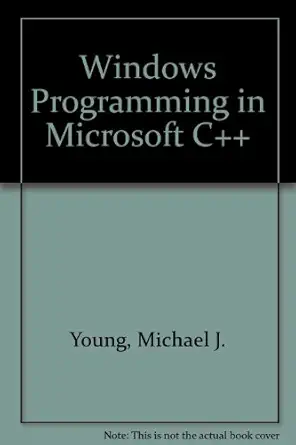 windows programming with microsoft c++ using microsoft c/c++ and the microsoft foundation classes/book and