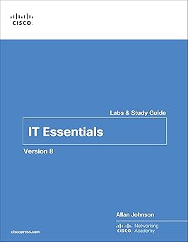 it essentials labs and study guide version 8 1st edition cisco networking academy 0138166307, 978-0138166304
