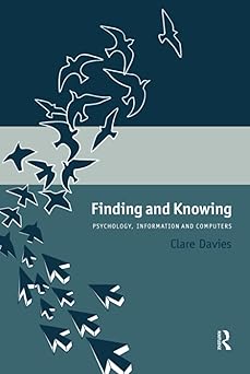 finding and knowing 1st edition clare davies 1138411604, 978-1138411609