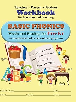 teacher parent student workbook for learning and teaching basic phonics 1st edition melvine groves