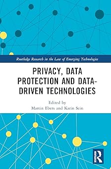 privacy data protection and data driven technologies 1st edition martin ebers ,karin sein 1032614471,