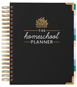the homeschool planner beautiful and undated with monthly tabs to do list goals meal planning and academic
